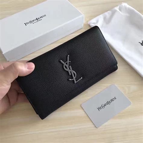 gold ysl wallet|ysl wallets for women.